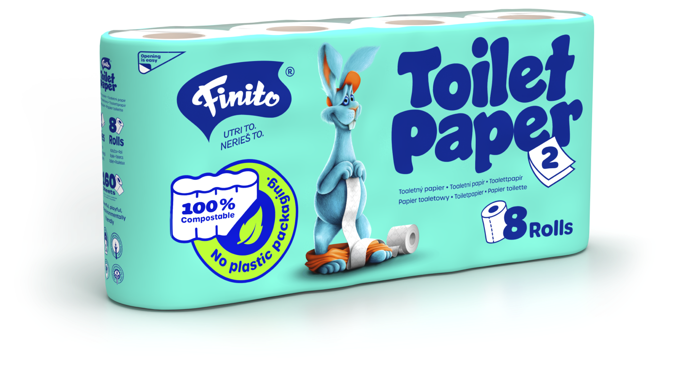 TOALETAK 8ROLIEK/2VRSTVY ECO